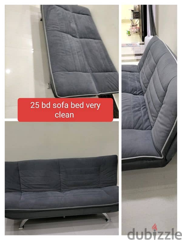 sofa bed and wardrobe 2 door very good condition like new 1