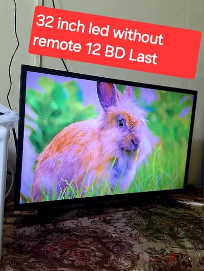 3670 8372 wts ap zenet 32 inch led without remote 12 BD last