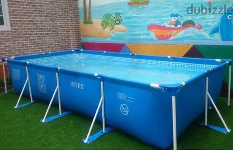 Intex 3 meter swimming pool - used 1