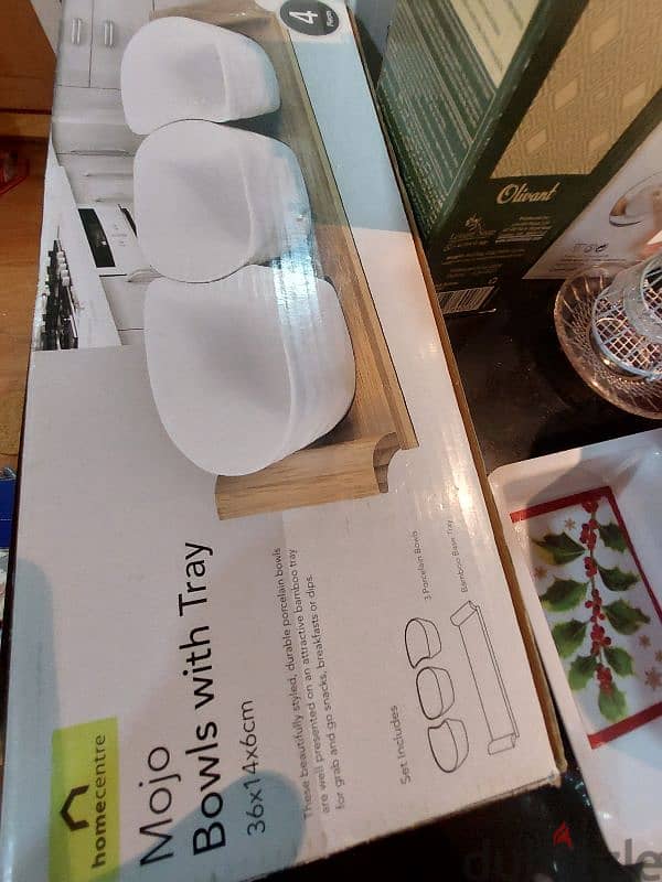 kitchware ware items  porcelain costing BD 4, & BD 3 each 1