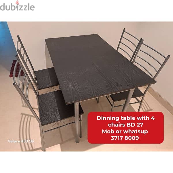 Dinning table and other household items for sale with delivery 0