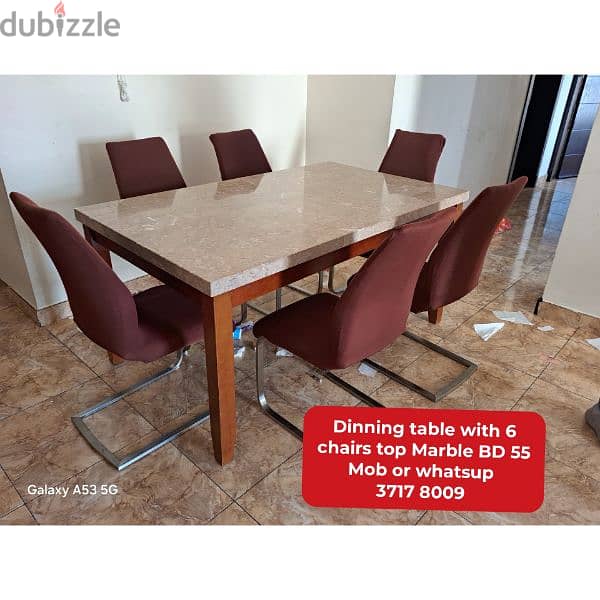 Dinning table and other household items for sale with delivery 14