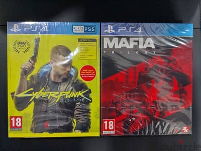 PS4 Games - Cyberpunk 2077 and Mafia Trilogy (Combo)