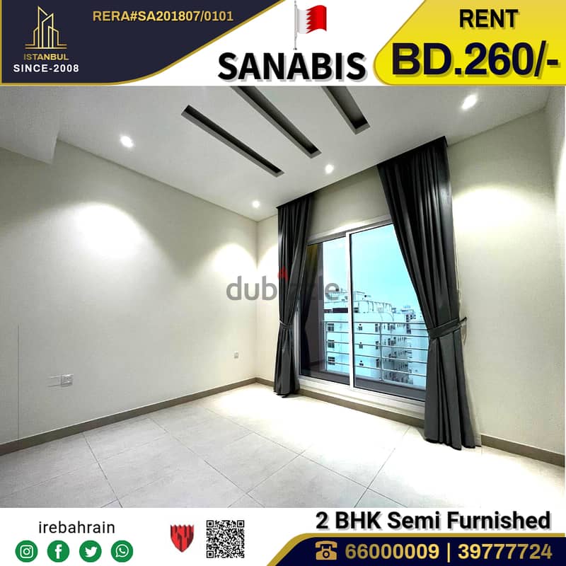 Semi Furnished Apartment for rent in Sanabis 5