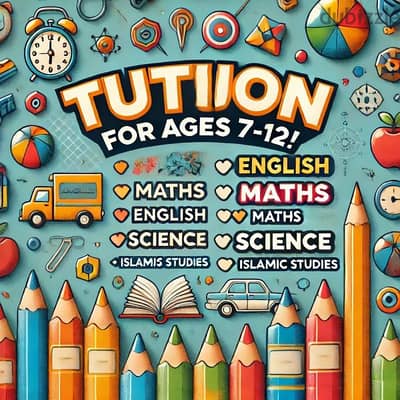 Tution for age 7 - 12 years