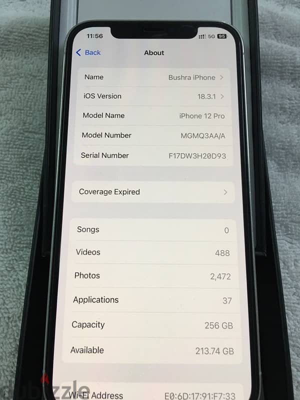 iphone 12 pro 256 gb clean 100% 3