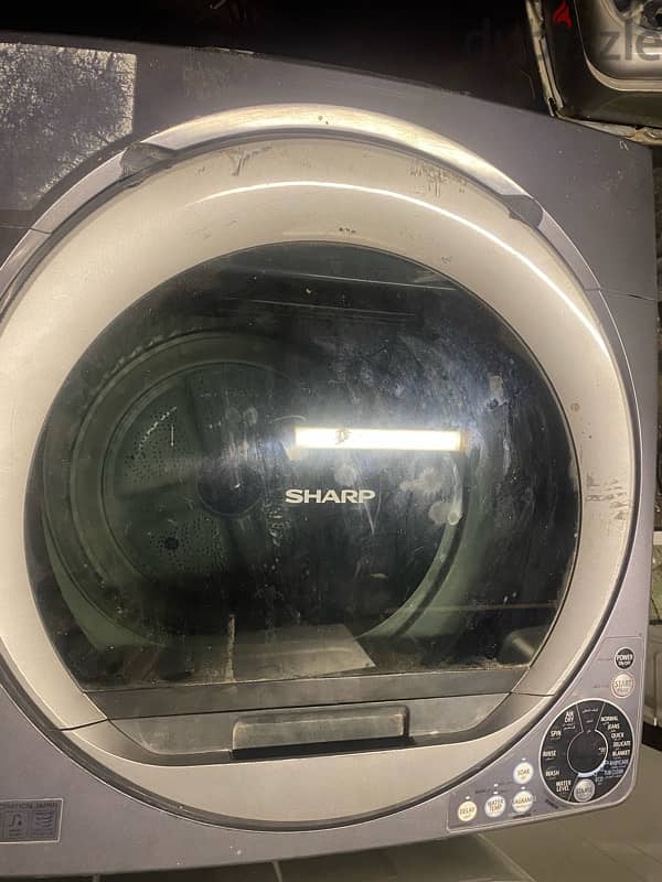 غسالة شارب 10 كيلو Sharp washing machine 10 kg 1