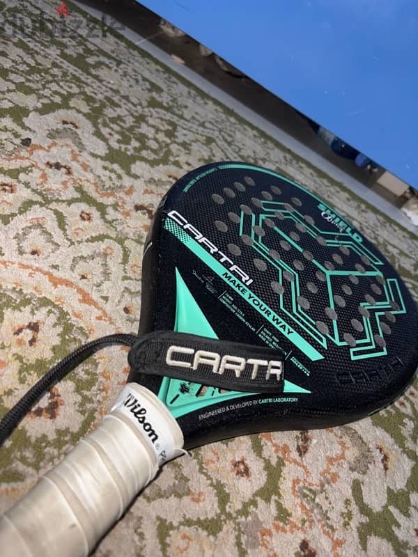 Padel Cartri Shield elite good condition 0