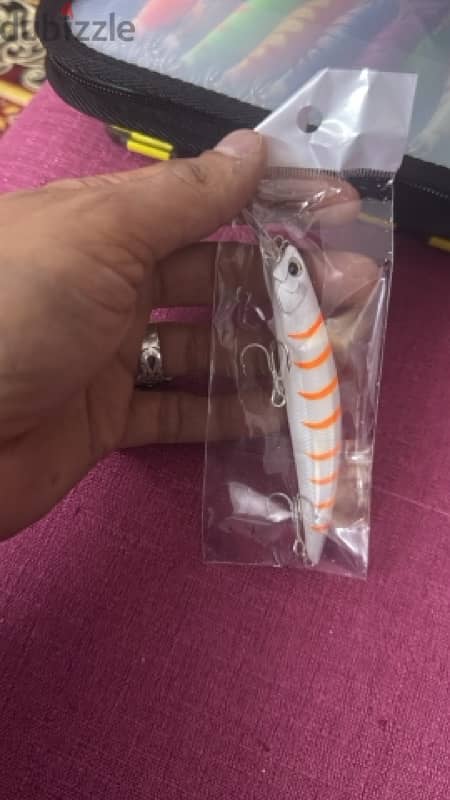 Fishing lure (tiger color) for casting صيد الكاستنج 1