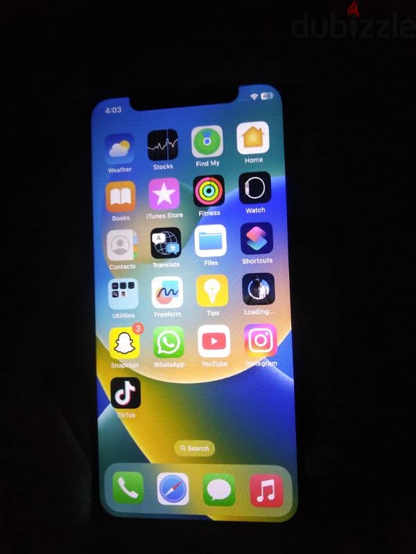 iphone x 64gb icloud bypassed sim not work and back broke 0