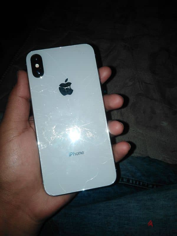 iphone x 64gb icloud bypassed sim not work and back broke 3