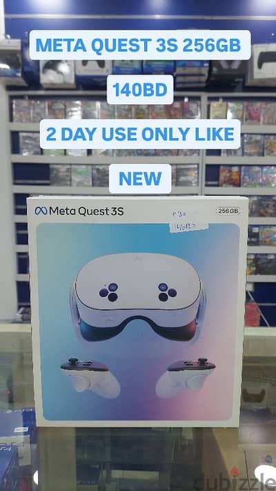 META QUEST 3S 256GB/ 2 DAYS USE ONLY