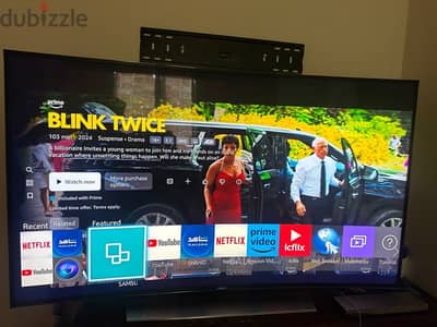 65” inch Samsung smart tv UHD curved