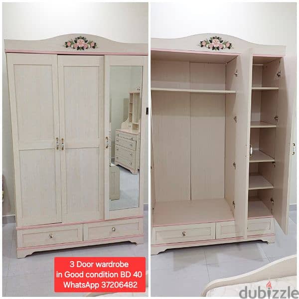 4 Door wardrobe and other items for sale with Delivery 6