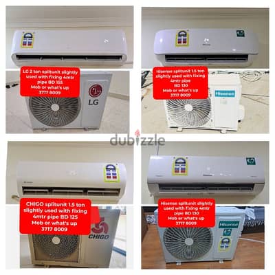 All type splitunit window Ac fridge washing machine cooking range4sale