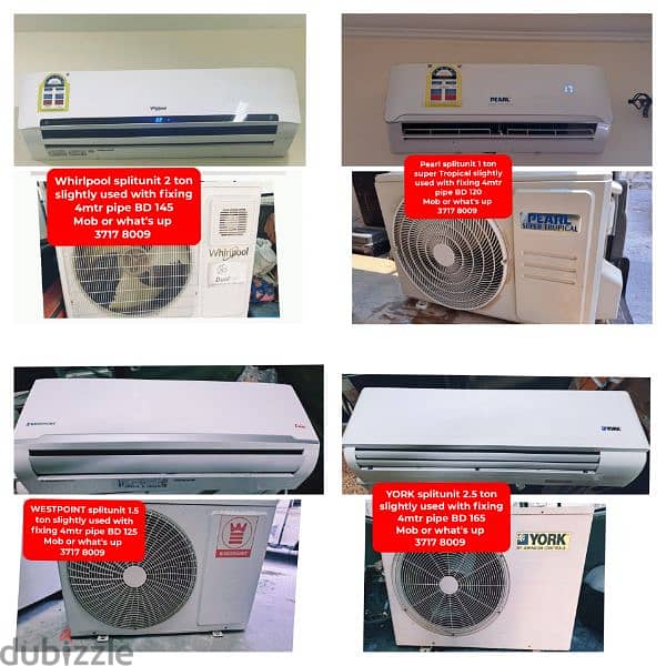 All type splitunit window Ac fridge washing machine cooking range4sale 1