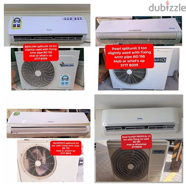 All type splitunit window Ac fridge washing machine cooking range4sale 2