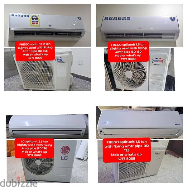 All type splitunit window Ac fridge washing machine cooking range4sale 3