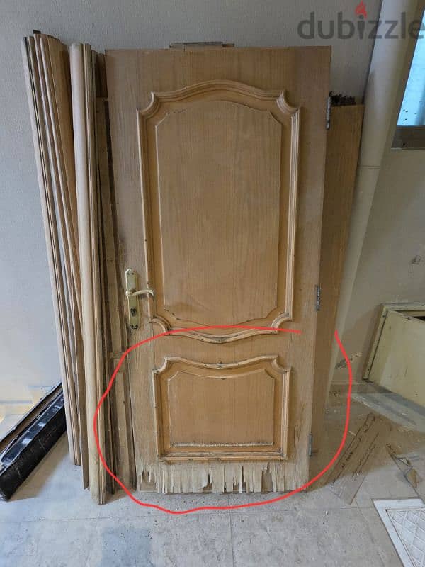 3 oak playwood door 1