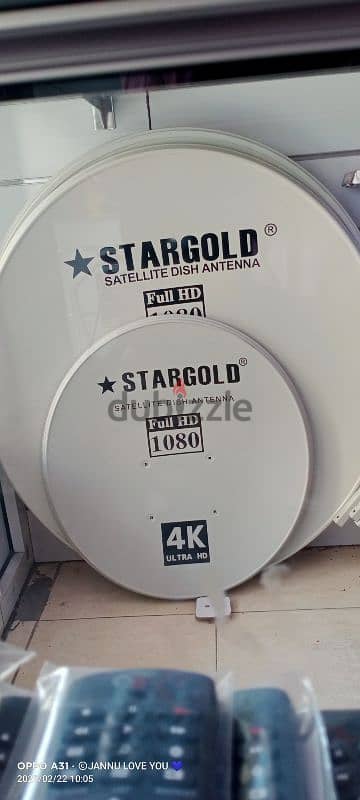 satellite dish TV receiver full HD new Fix Bahrain any place