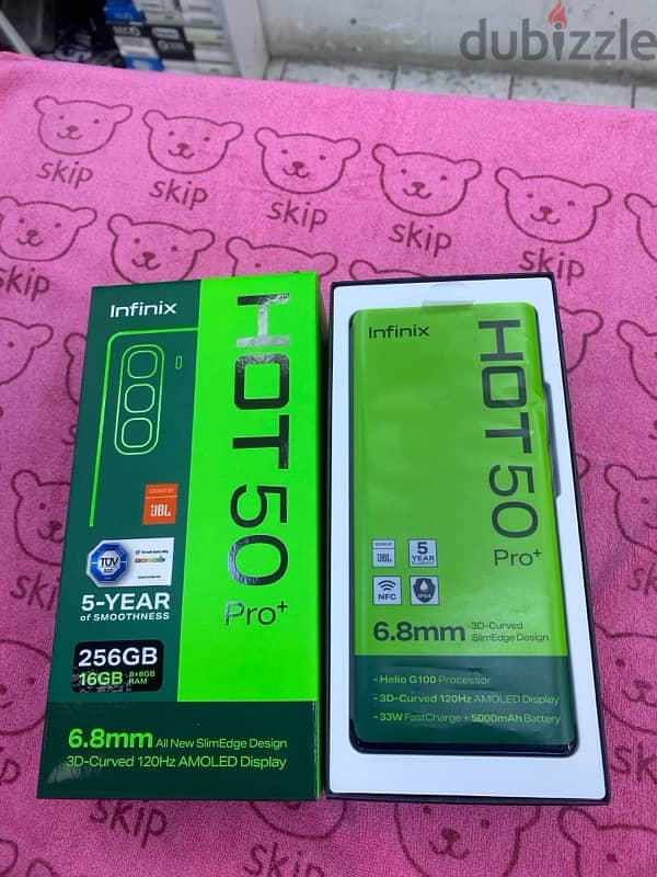 Infinix hot 50 pro plus 8+8 gb ram 256gb storage like brand new 1