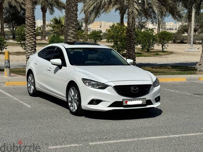 Mazda 6 2015 white 0