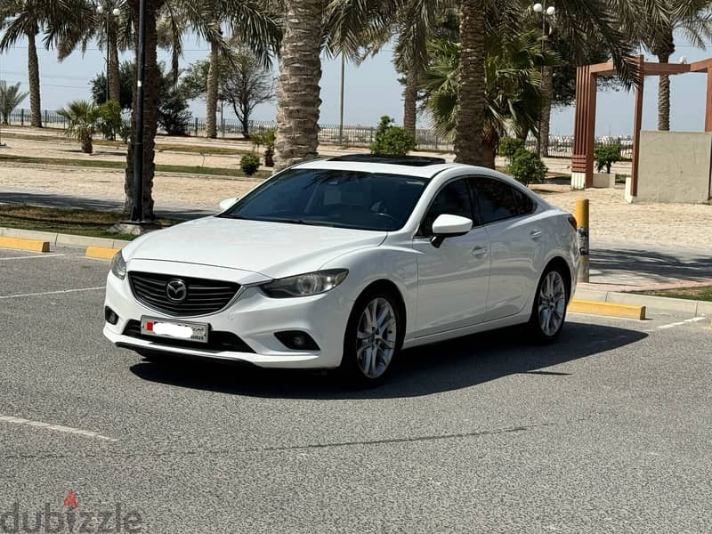 Mazda 6 2015 white 1