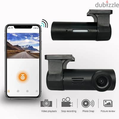 HD 1080P Car Dash Cam WiFi, Night Vision & Continuous Record dashcam