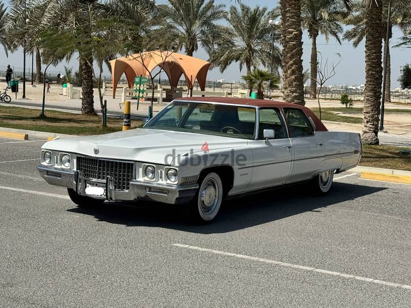 Cadillac Fleetwood 1971 white 1