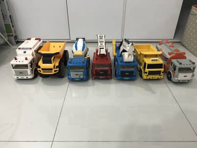 7 heavy vehicle toys - all for 20BD only(mob. 33899639)