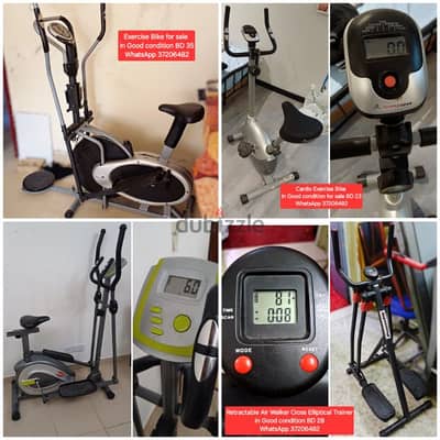 Exercise bikes in good condition for sale