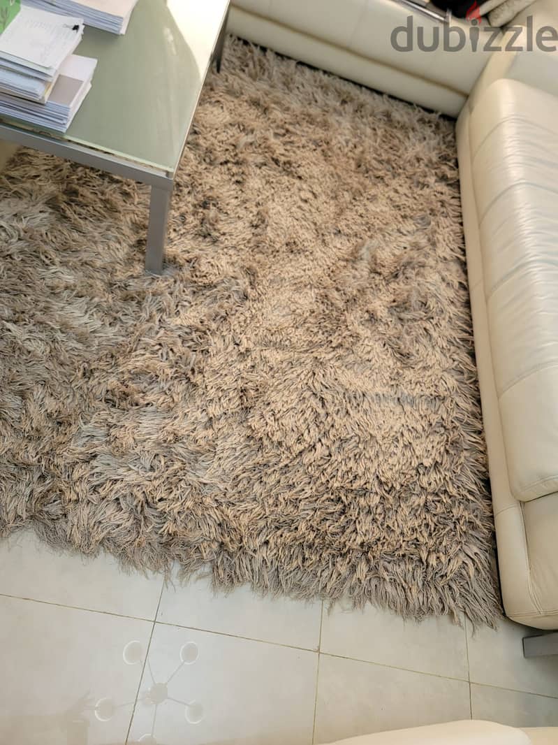 Carpet & Rugs - Beige (Flyffy), Purple n Blue 4