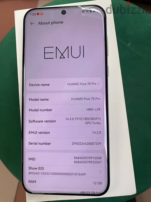 Huawei pura 70 pro 512gb little used 2