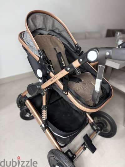 Stroller and infant car seat