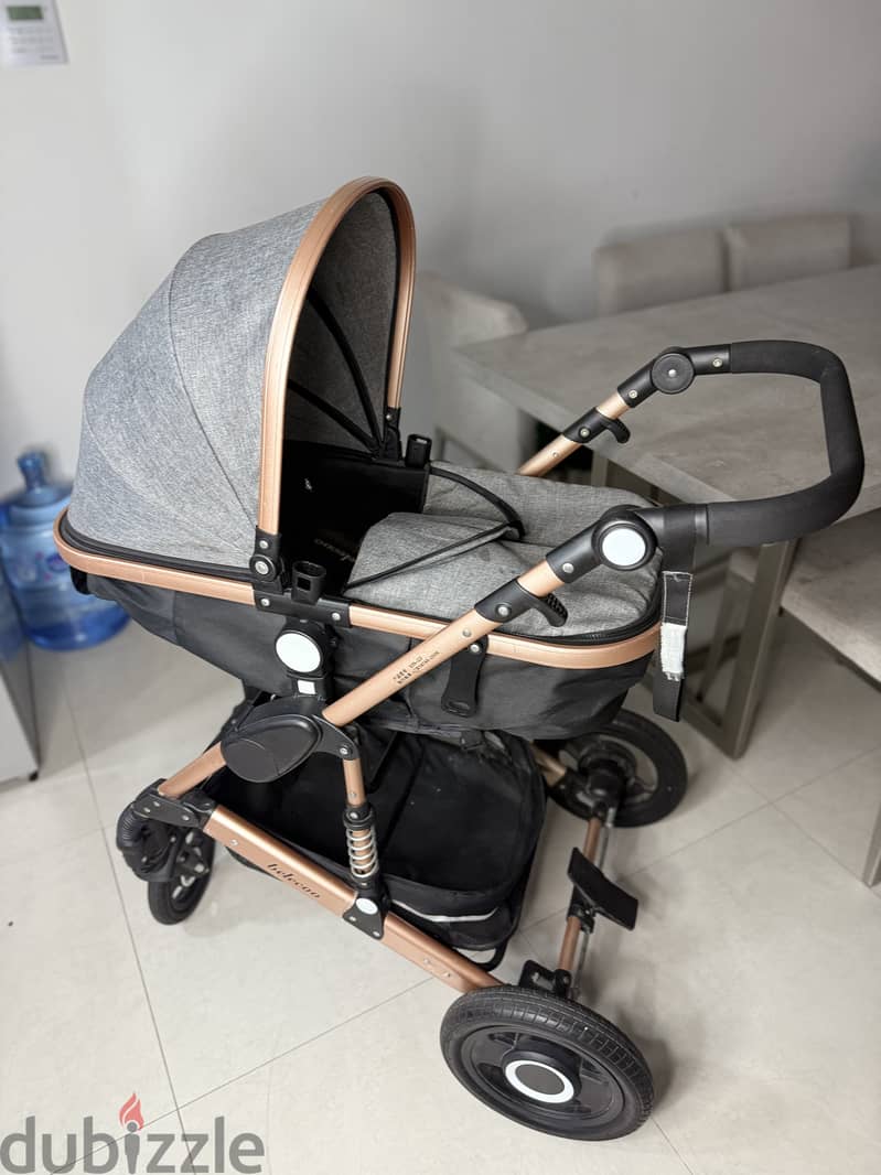 Stroller and infant car seat 1