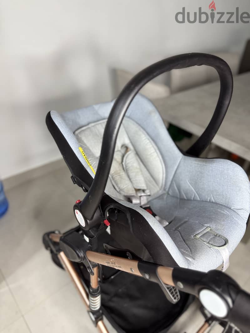 Stroller and infant car seat 2