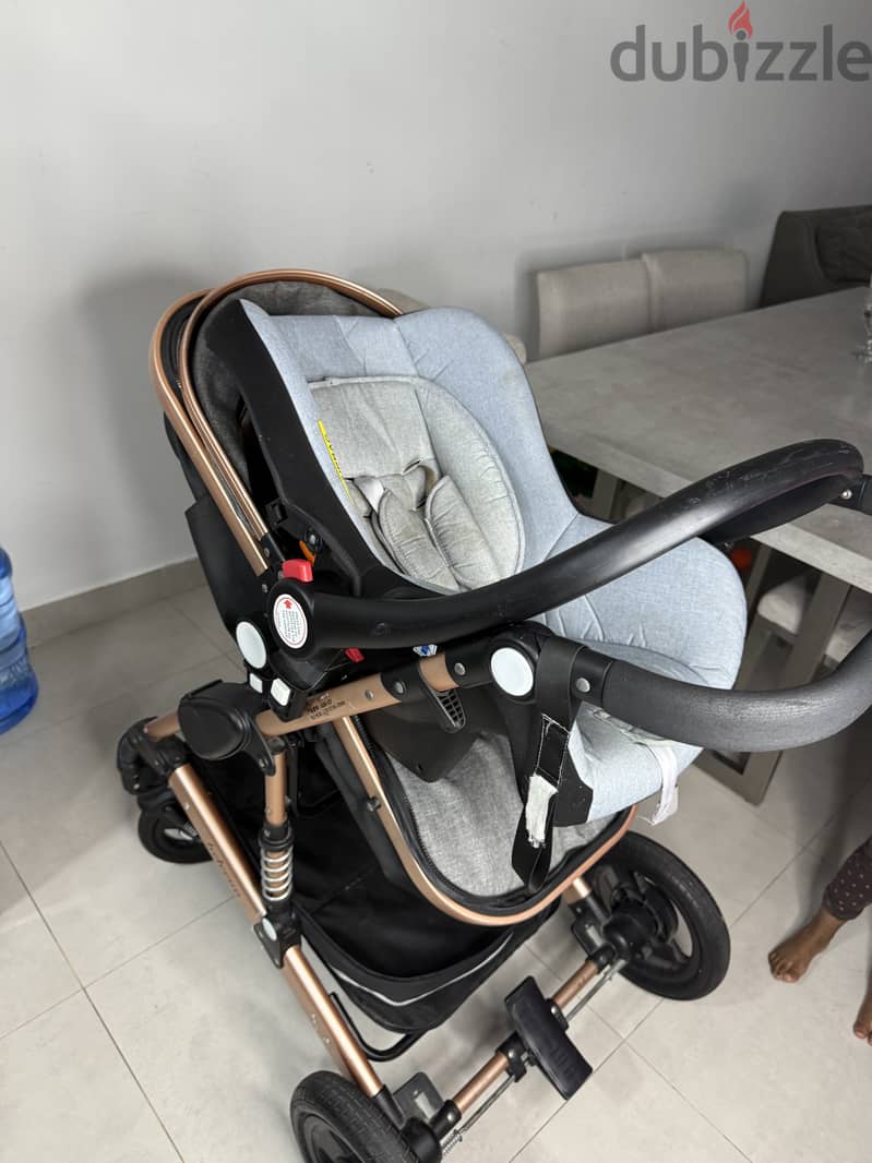 Stroller and infant car seat 4