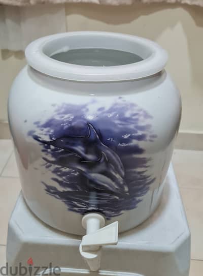 Porcelain Painted Water Dispenser