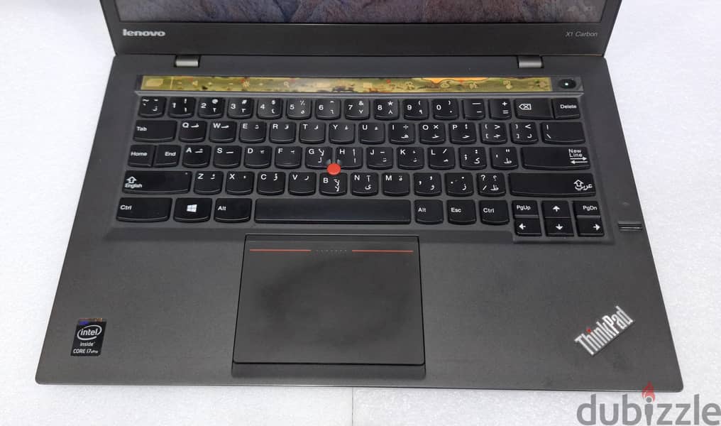 LENOVO X1 Carbon Core i7 Laptop 14" FHD Screen 8GB RAM + M. 2 256GB SSD 5