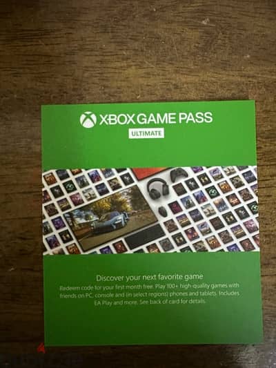 Xbox Game pass 1 month