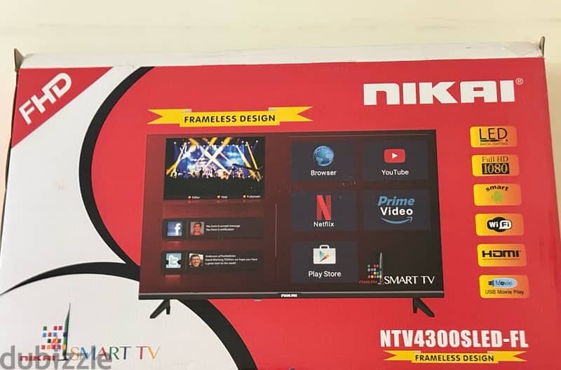 Nikai (43 Inch) Full HD Android Smart Tv 1