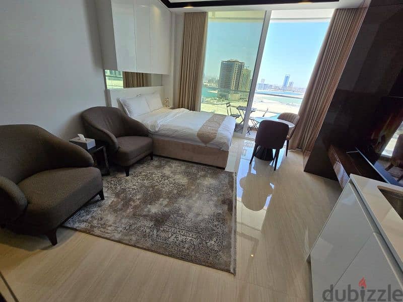 Studio for rent furnished including electricity in Seef  Orchid 8