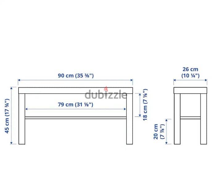 IKEA tv table 2 pieces 0