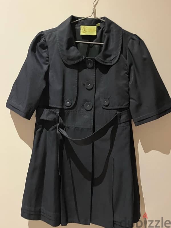 outerwear Coat navy blue 1