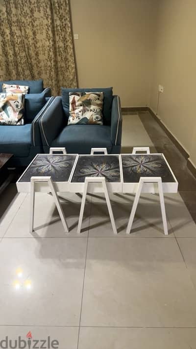 for sale sofa set and tables