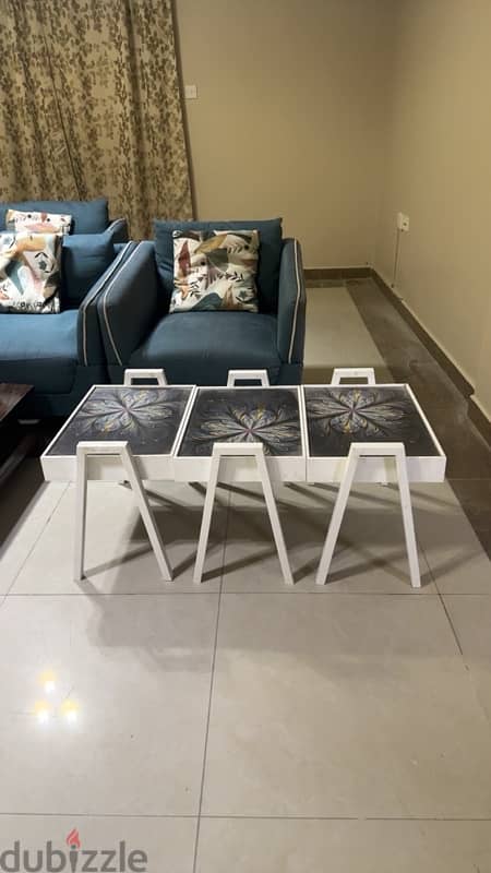 for sale sofa set and tables 0