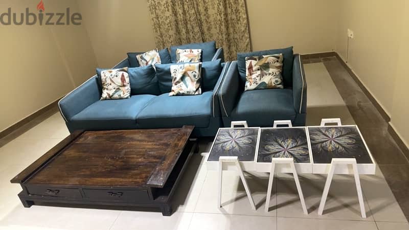 for sale sofa set and tables 1