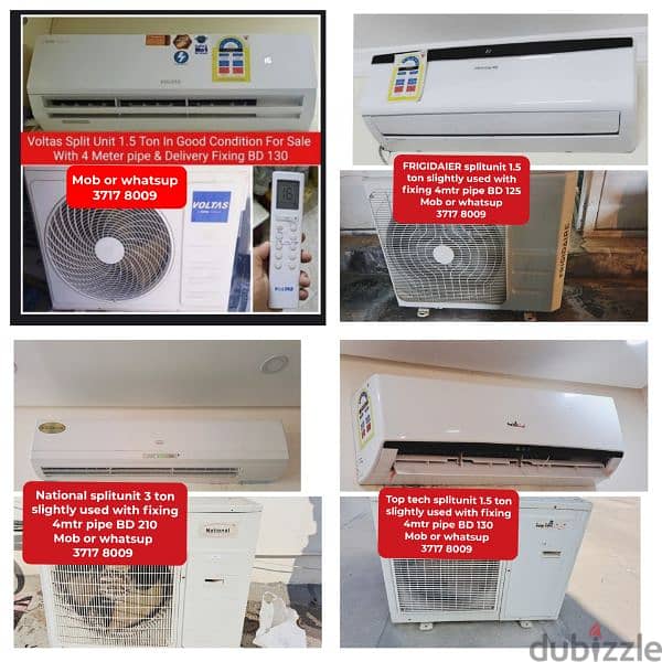 variety of fridge washing machine splitunit for sale with delivery 5