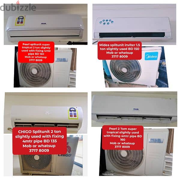 variety of fridge washing machine splitunit for sale with delivery 9