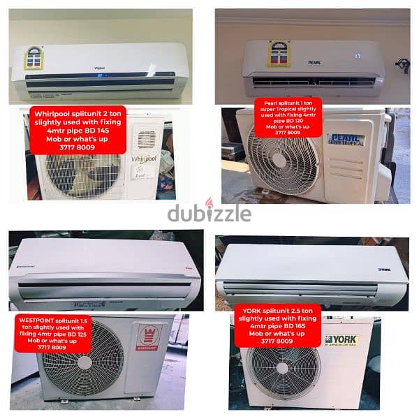 variety of fridge washing machine splitunit for sale with delivery 10